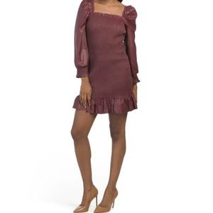 7 for Mankind pleather mini dress